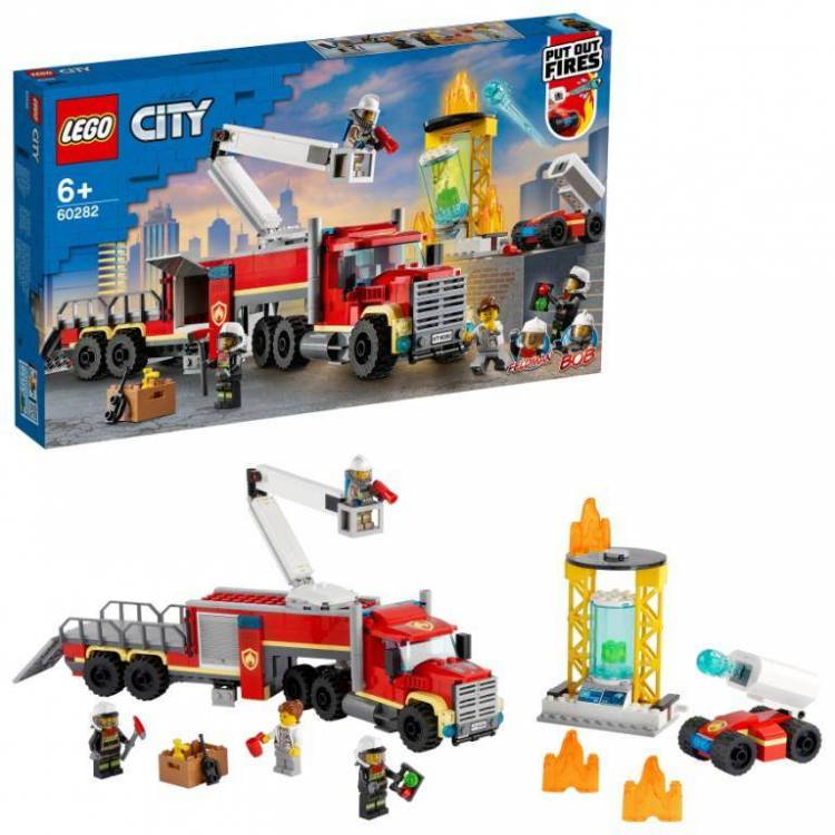 Конструктор Fire Команда пожарных Lego City