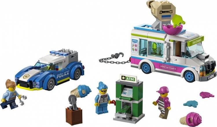 LEGO® City Police Погоня полиции за грузовиком с мороженым цена