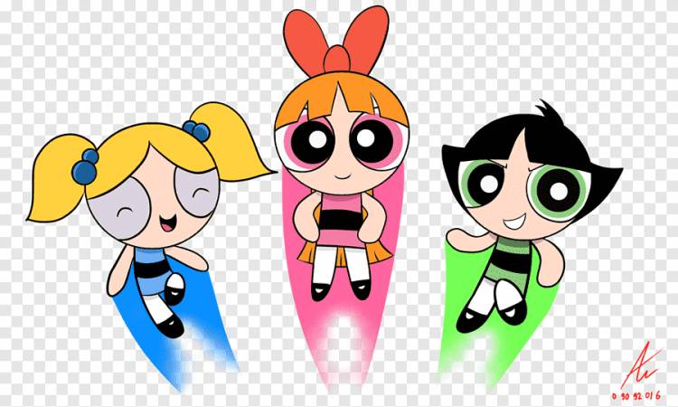 цветок Bubbles And Buttercup png