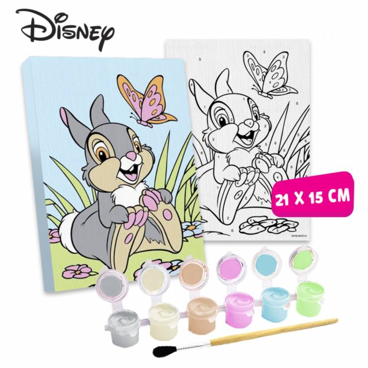 Картина по номерам Disney Бэмби Кролик Топотун