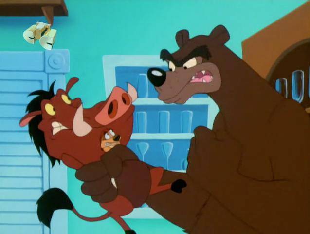Медведь из мультсериала Тимон и Пумба 