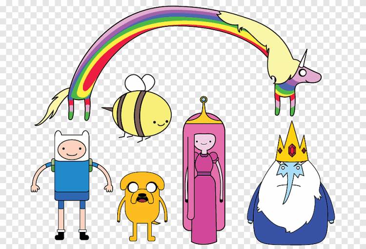 Время приключений, иллюстрация персонажей Adventure Time, png