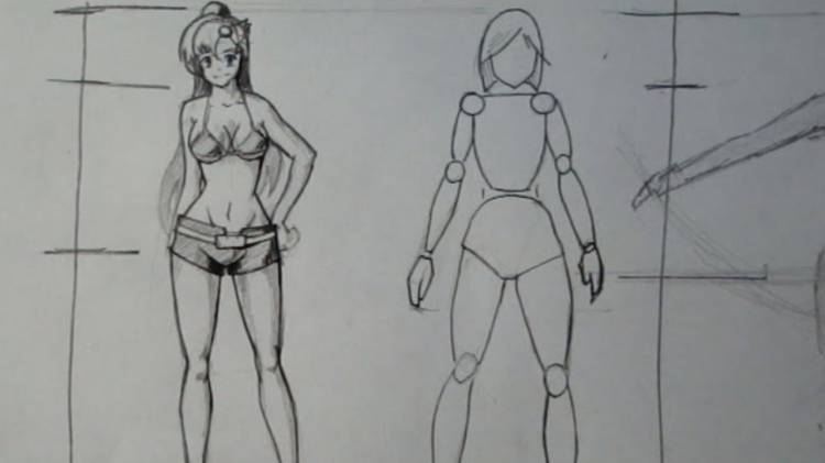 Как нарисовать тело персонажа (полная версия)