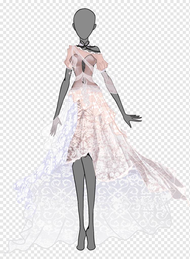 Рисунок Аниме Одежда Модель листа, Аниме, Мода Иллюстрация, вымышленный персонаж, мультфильм png