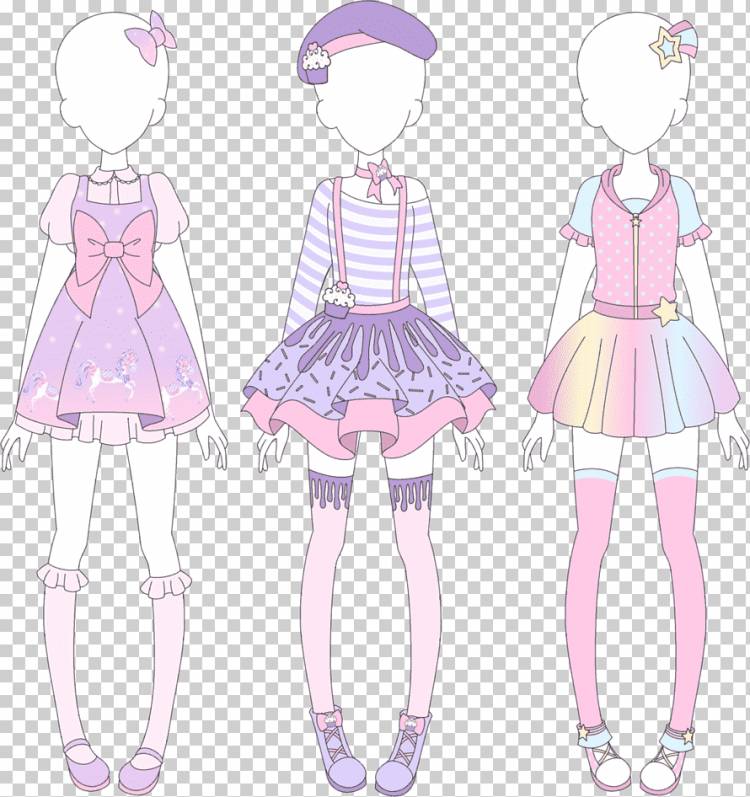 Модная одежда для рисования Harajuku Dress, другие, разное, фиолетовый, ребенок png