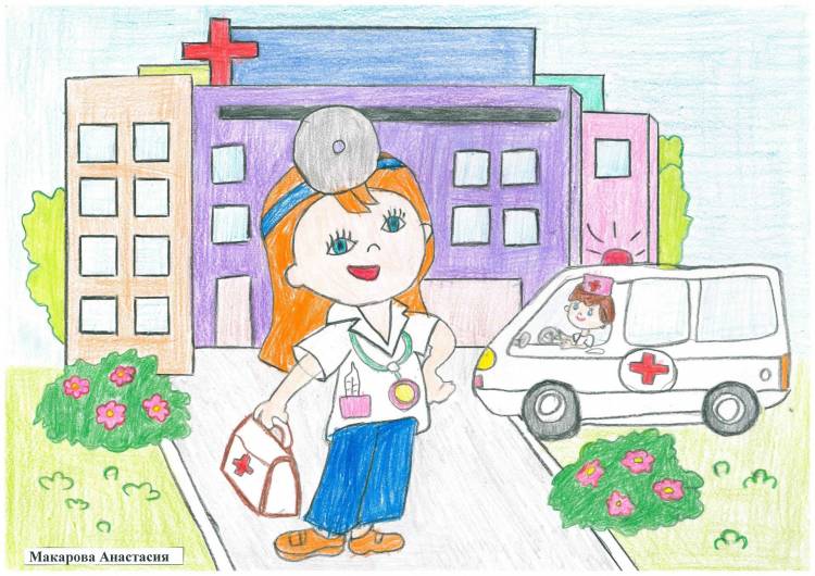 День медицинского работника рисунки детей 