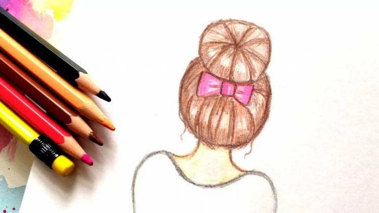 Рисунки цветными карандашами для начинающих легкие и красивые 