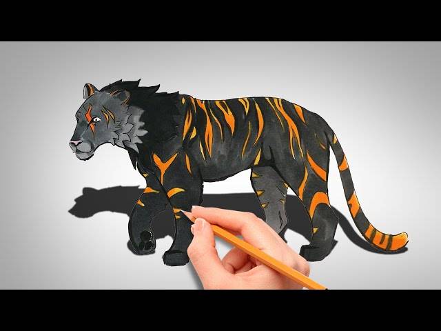 WildCraft рисуем Тигра