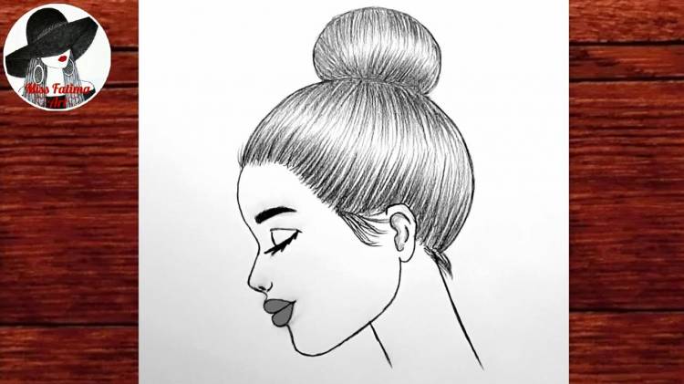 Как нарисовать Лицо Девушки и Волосы
