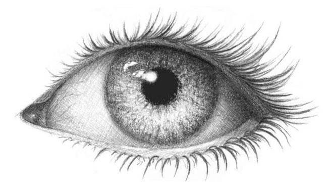 Рисунки глаз для срисовки 