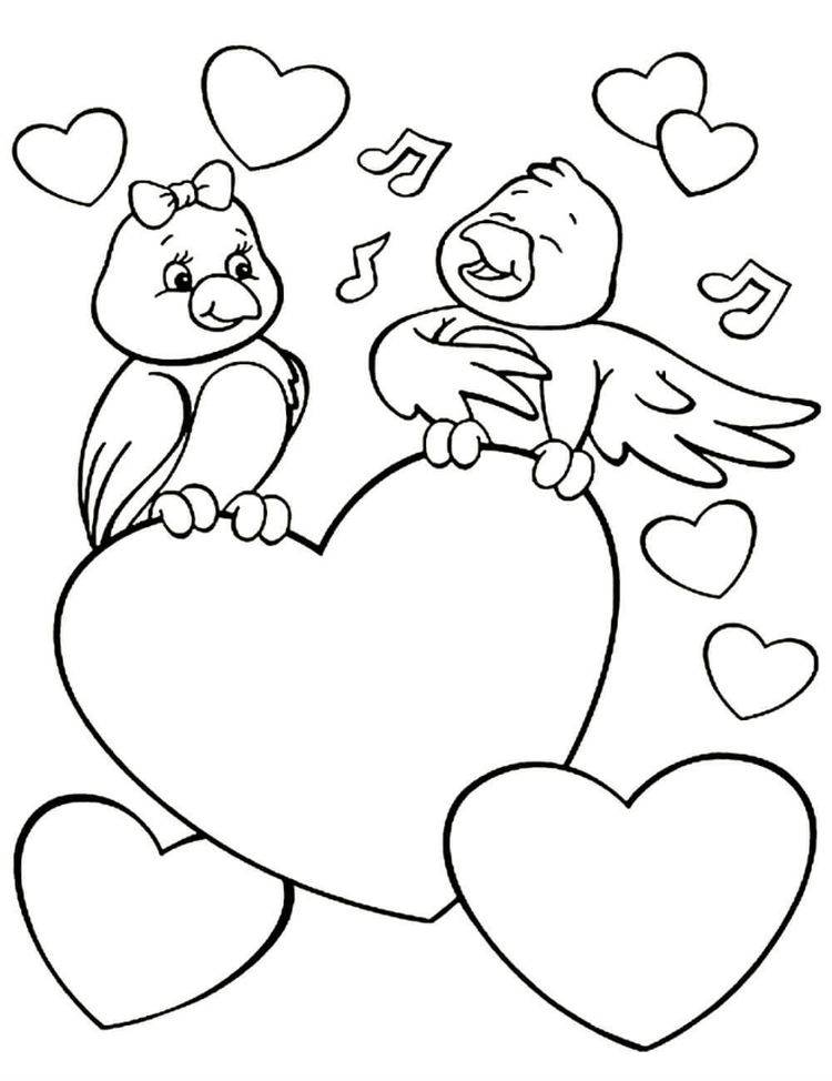 Рисунки на День святого Валентина для срисовки карандашом