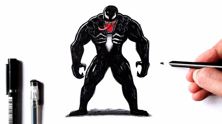 How to draw Venom