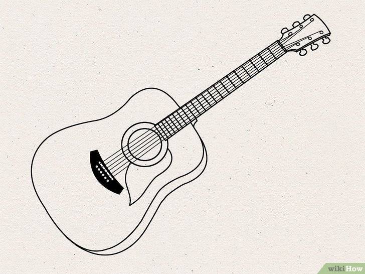 Рисунки на гитару простые для начинающих 