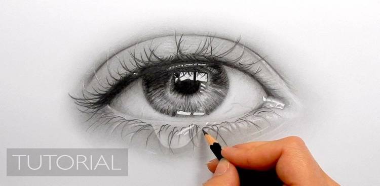 Как нарисовать слёзы в глазах