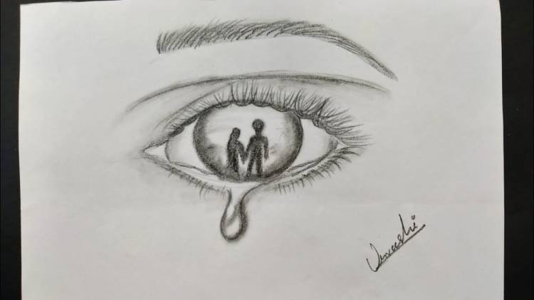 как нарисовать слезы