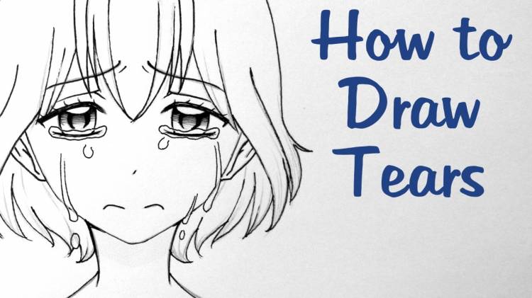 Как нарисовать слезы на глазах