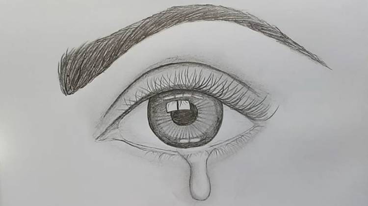 как нарисовать слезы