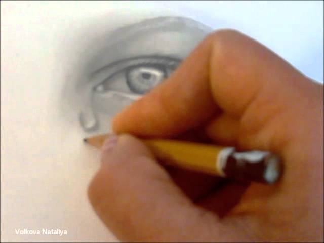 Как рисовать слезу