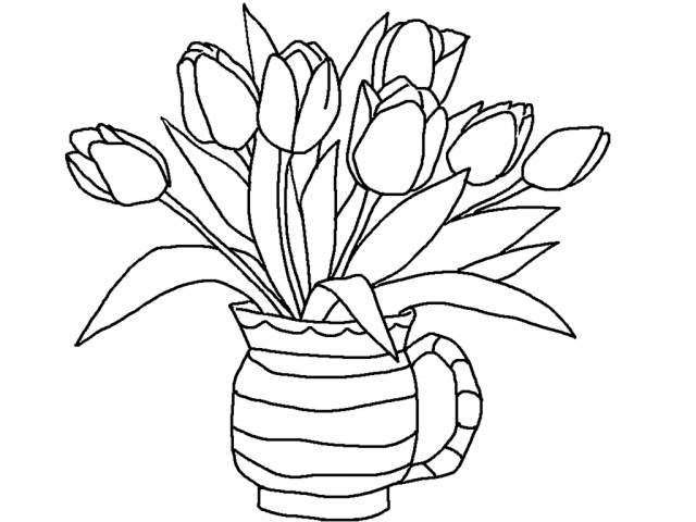 Картинки для срисовки вазы 