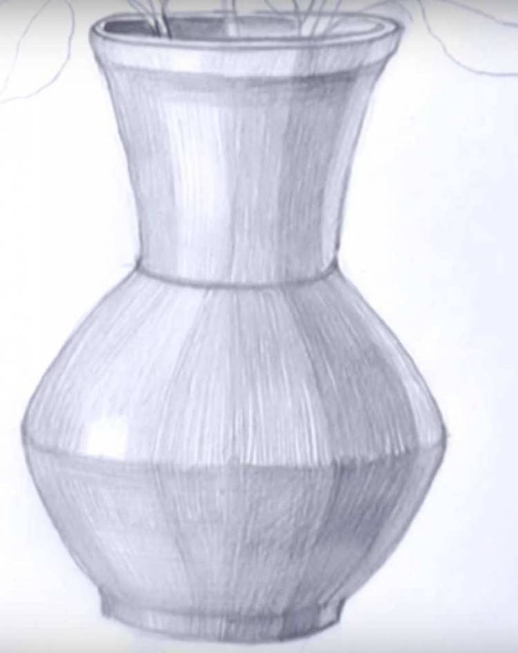Как нарисовать вазу поэтапно карандашом