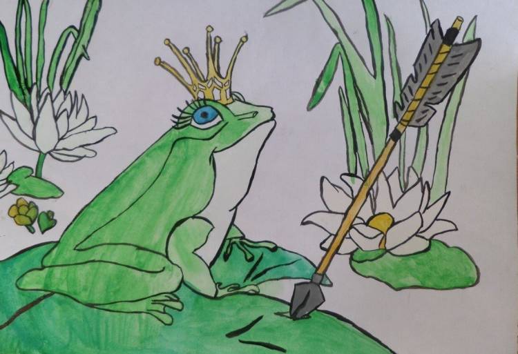 Царевна лягушка иллюстрации рисунки