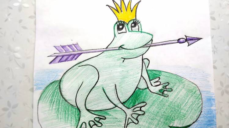 Как нарисовать Царевну Лягушку