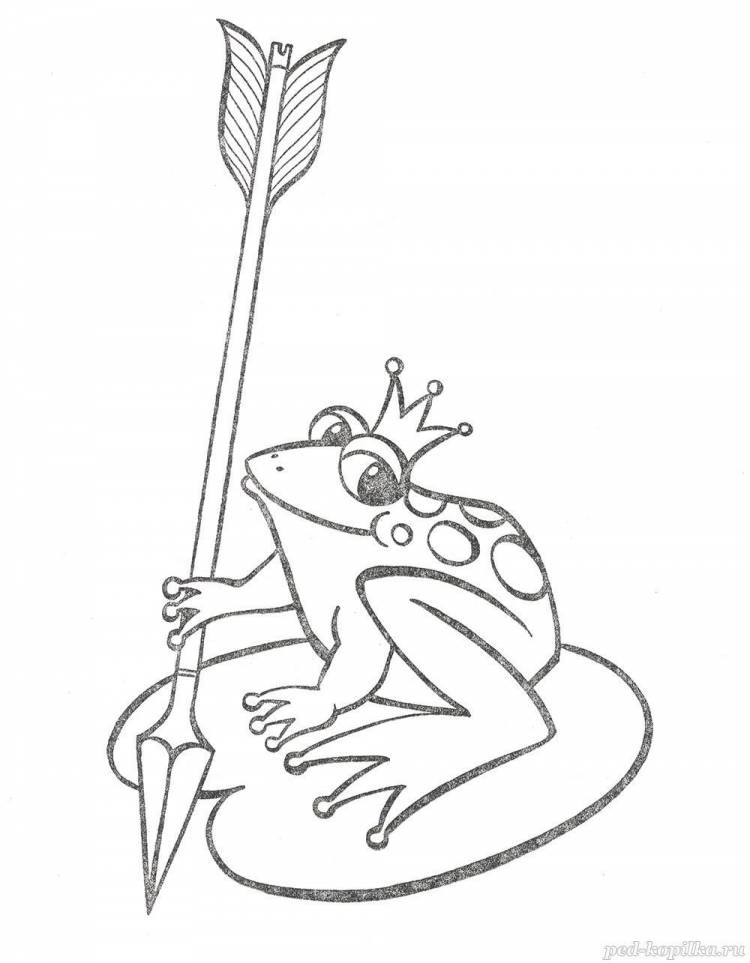 Царевна лягушка рисунок к сказке