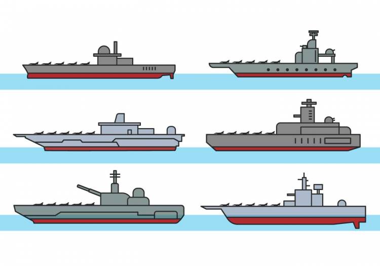 Военный корабль рисунок поэтапно 