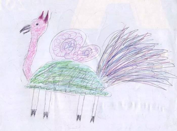 Воображаемое животное рисунки детей 