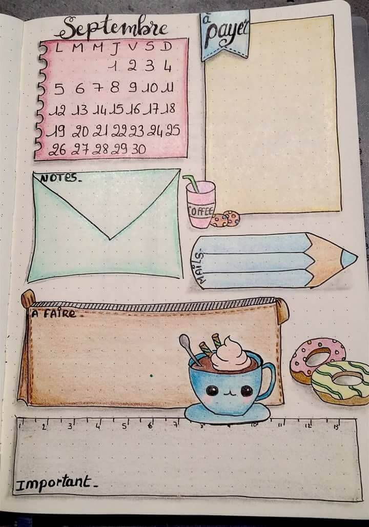 Красивые идеи и картинки для срисовки в личный дневник