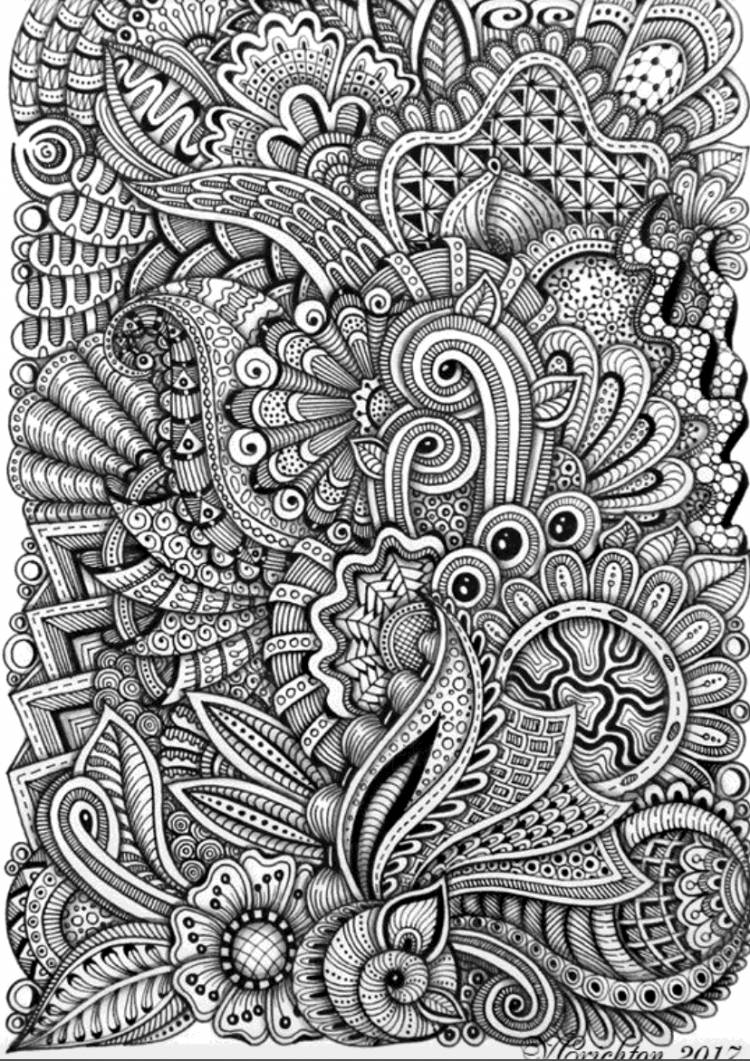 Дудл арт (doodle art) для начинающих