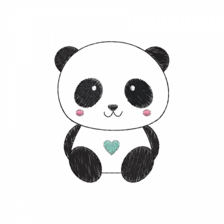 Рисунки панды легкие милые