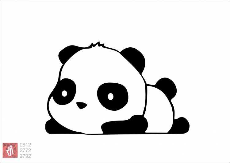 Рисунки для срисовки панда