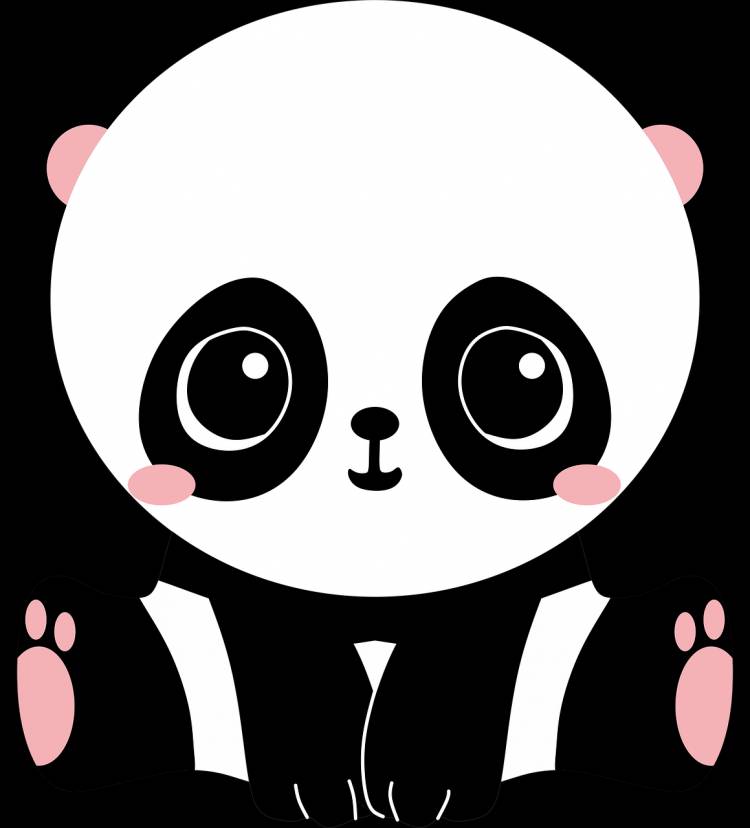 Картинки для срисовки панда