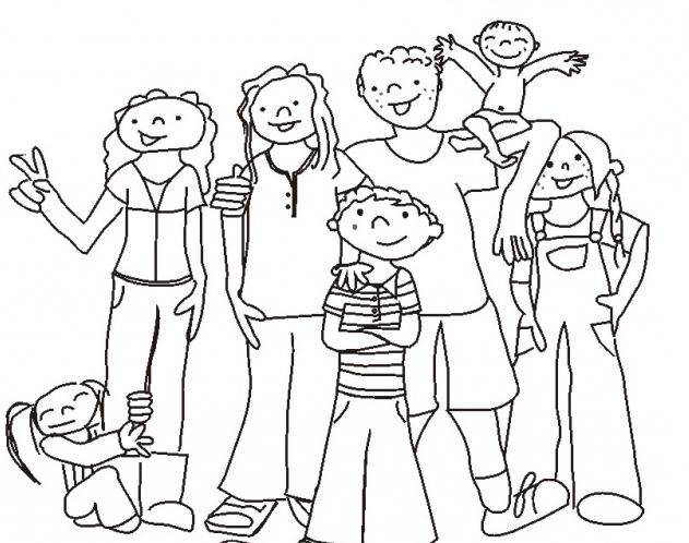 Рисунки семьи для срисовки 