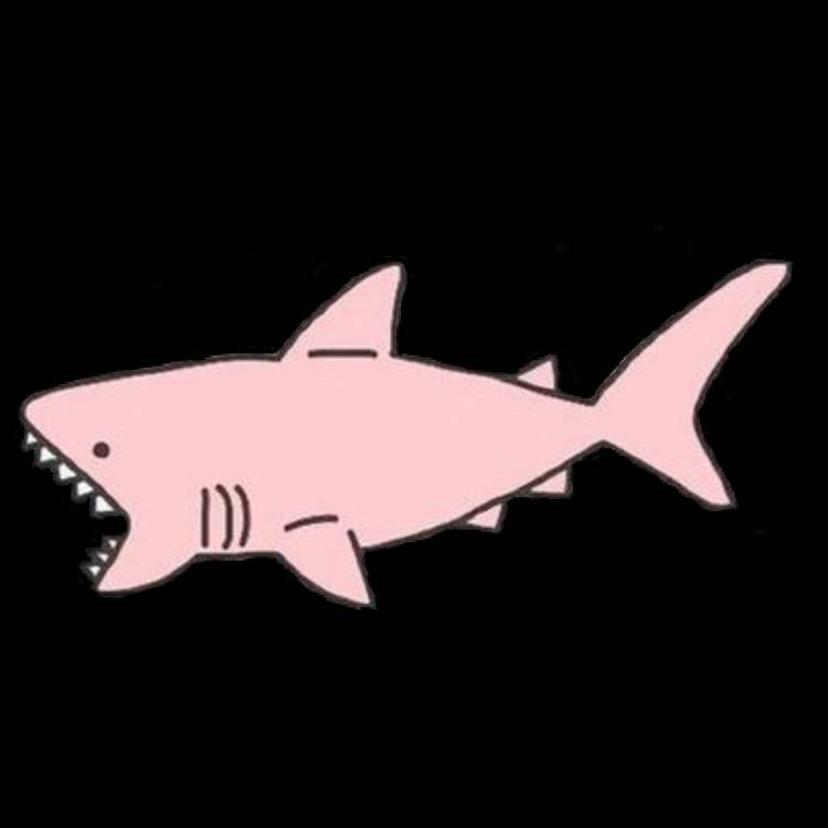 Нарисованная акула из икеи