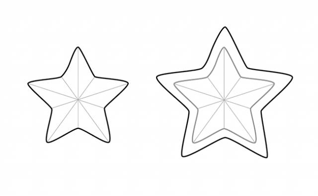 Рисунки карандашом звезда 
