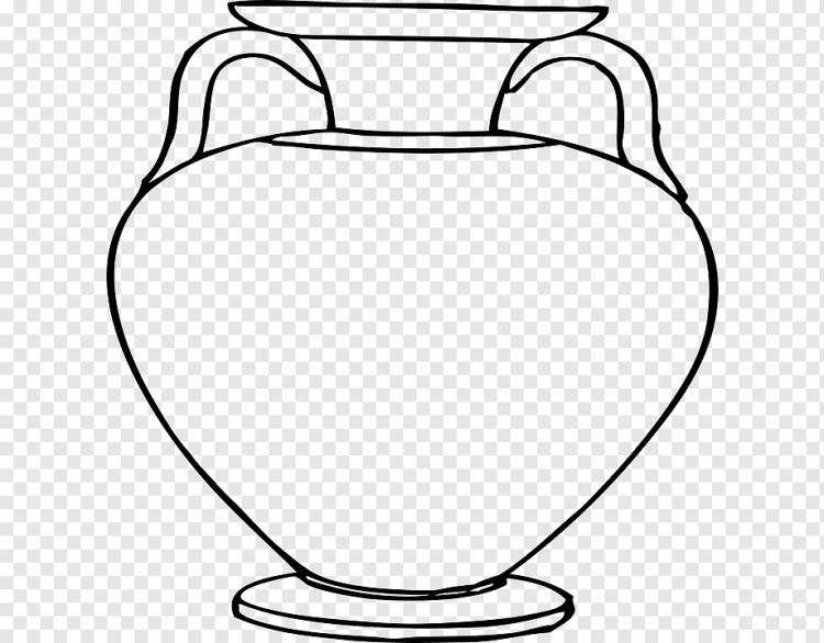 Керамика древней Греции Ваза Рисунок, ваза, шаблон, белый, монохромный png