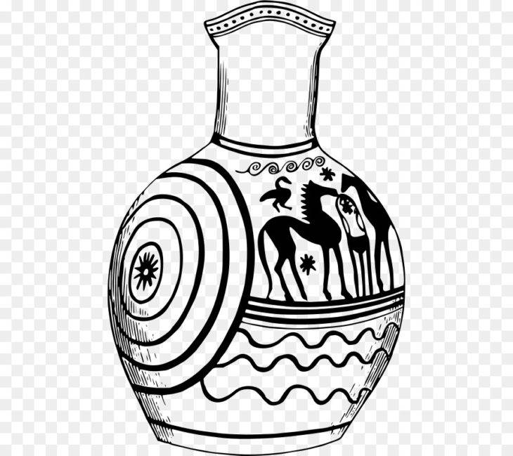 Древнегреческие вазы для срисовки 