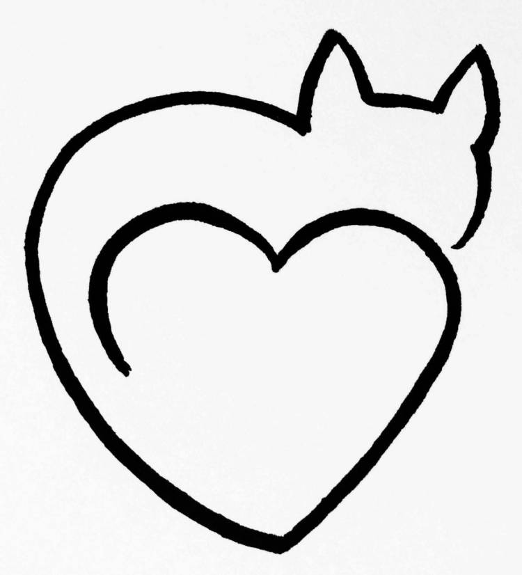 Рисунки для срисовки сердечки