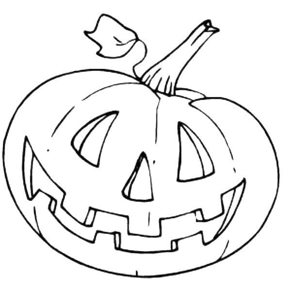 Рисунки тыквы на Хэллоуин 