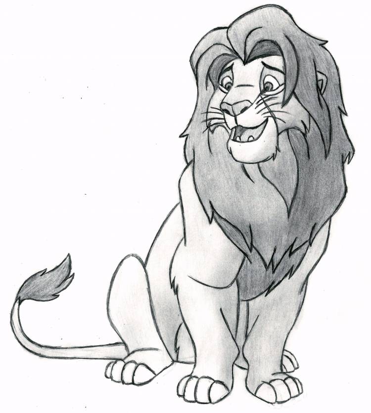 Рисунки король лев