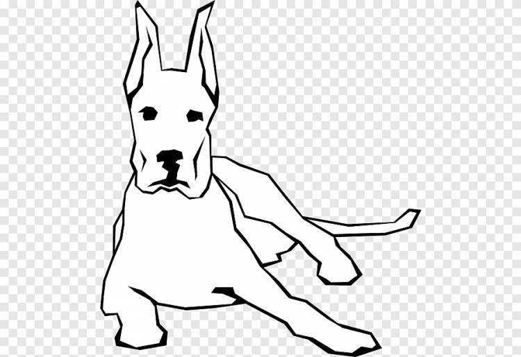 Немецкая овчарка такса щенок рисования линии искусства, простой рисунок линии собаки, белый, млекопитающее png