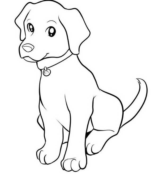 Смотреть ✓ Рисунки собак для рисования красками