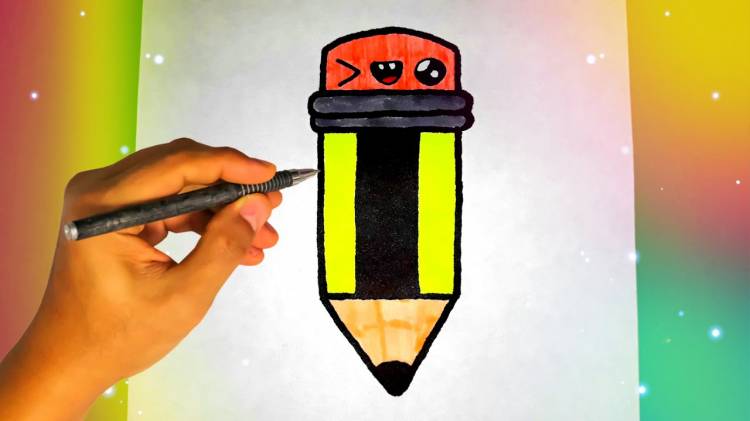 Как нарисовать ПРОСТОЙ КАРАНДАШ? How to draw a pencil