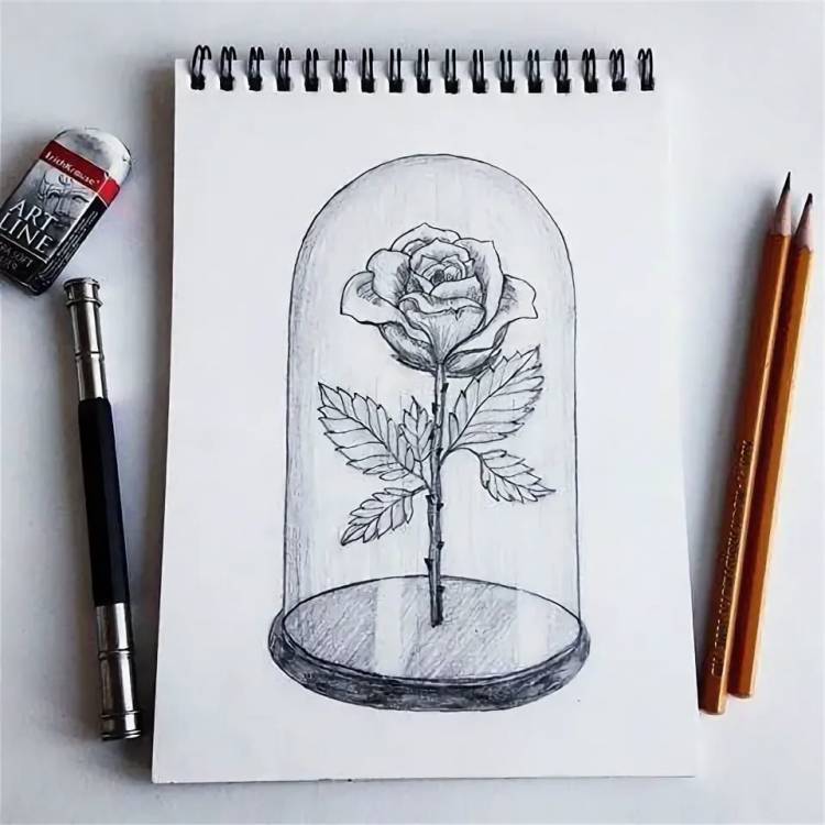 Самые простые рисунки для скетчбука карандашом 