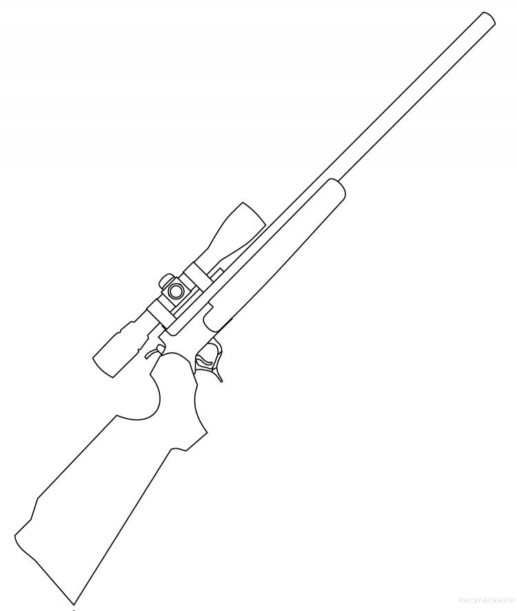 Снайперская винтовка для срисовки
