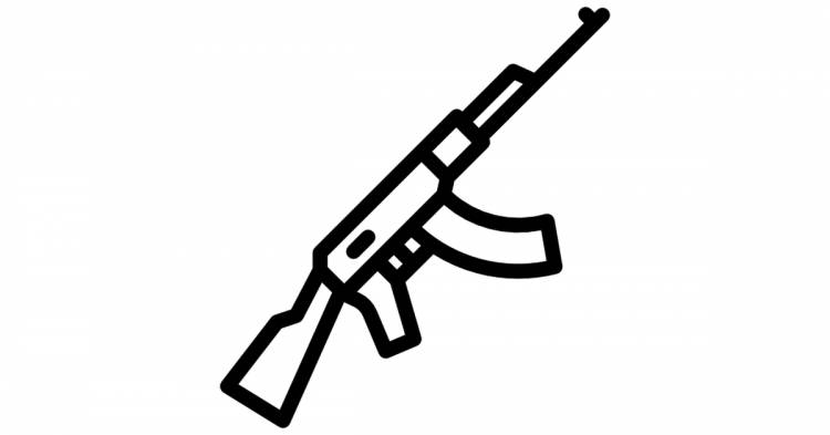 Рисунок детский оружие 