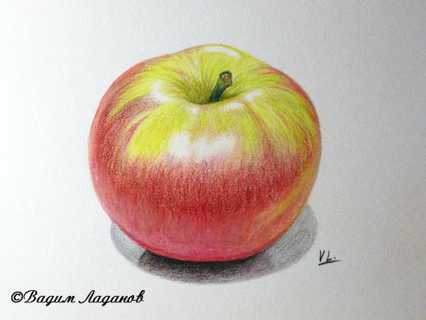 как рисовать фрукты