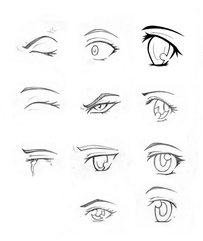 Картинки глаз в аниме стиле